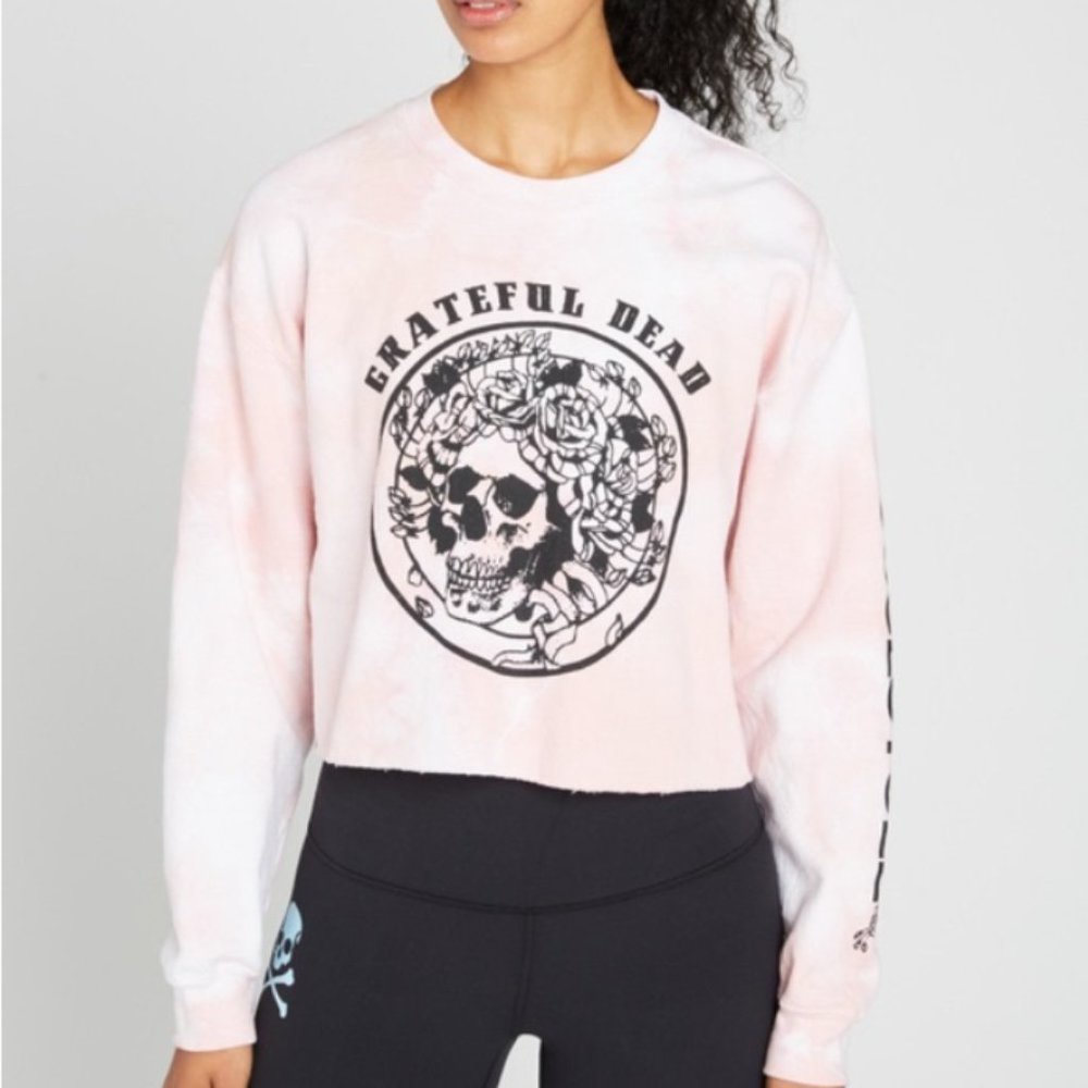 Soulcycle Grateful Dead Cropped Crewneck XS